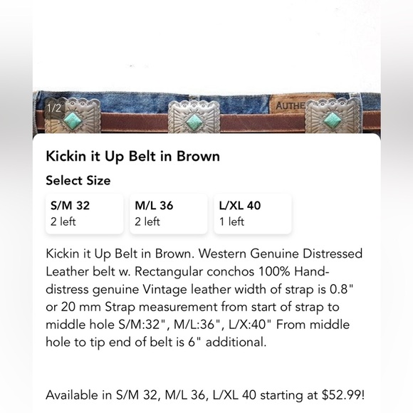 Western Concho Belt - Picture 2 of 5